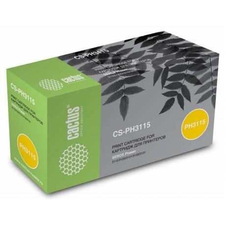 Картридж Cactus CS-PH3115 (109R00725) для Xerox Ph3115/3120/3121/3130/3131/3132, черный
Картридж Cactus CS-PH3115 (109R00725) для Xerox Ph3115/3120/3121/3130/3131/3132, черный