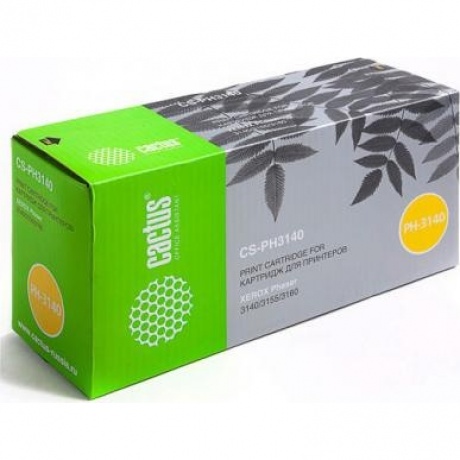 Картридж Cactus CS-PH3140 (108R00908) для Xerox Phaser 3140/3155/3160, черный
Картридж Cactus CS-PH3140 (108R00908) для Xerox Phaser 3140/3155/3160, черный