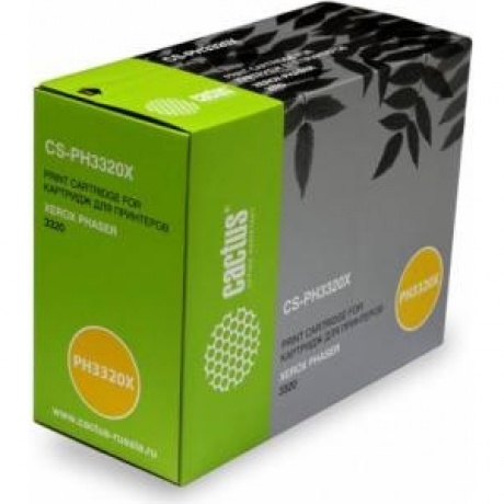 Картридж Cactus CS-PH3320X (106R02306) для Xerox Phaser 3320, черный
Картридж Cactus CS-PH3320X (106R02306) для Xerox Phaser 3320, черный