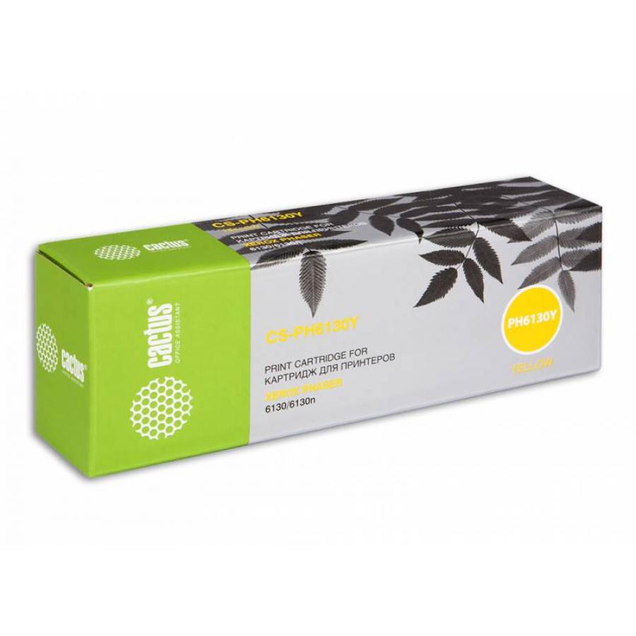 Картридж Cactus CS-PH6130Y (106R01284) для Xerox Phaser 6130/6130n, желтый
Картридж Cactus CS-PH6130Y (106R01284) для Xerox Phaser 6130/6130n, желтый