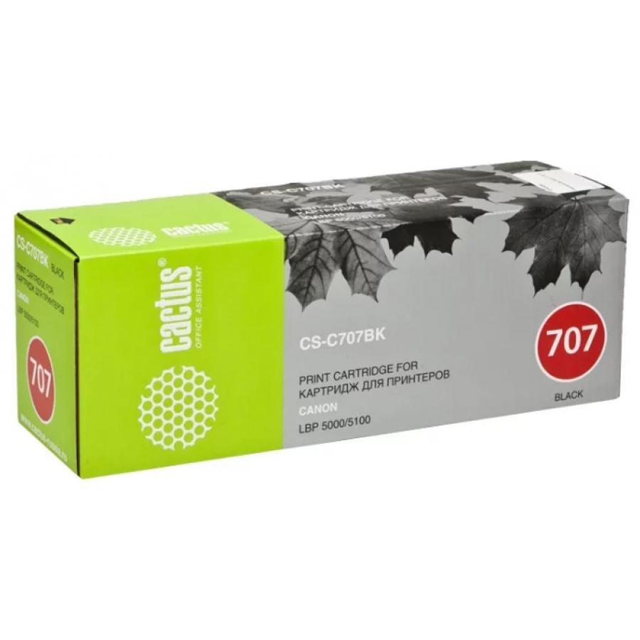 Картридж Cactus CS-C707BK для Canon LBP i-Sensys 5000/5100, черный
Картридж Cactus CS-C707BK для Canon LBP i-Sensys 5000/5100, черный
