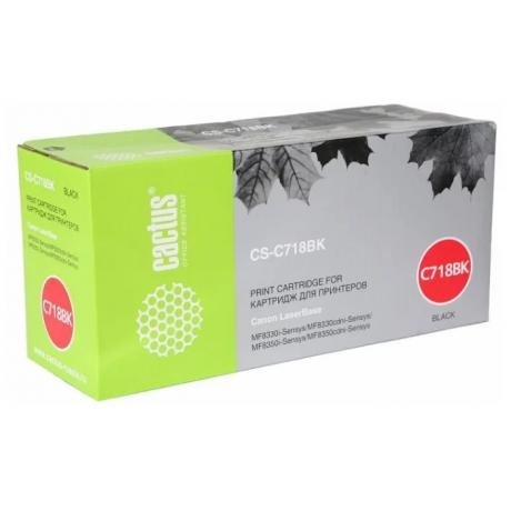 Картридж Cactus CS-C718BK для Canon MF8330i/MF8330/MF8350/LBP7200, черный
Картридж Cactus CS-C718BK для Canon MF8330i/MF8330/MF8350/LBP7200, черный