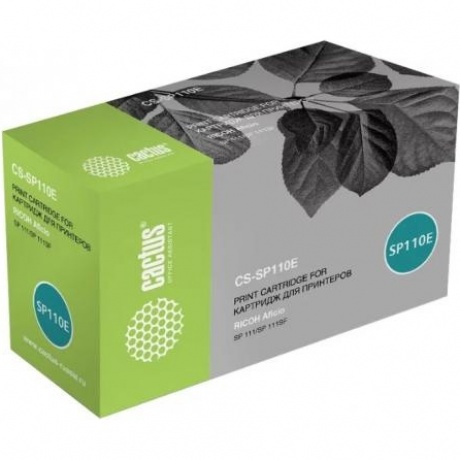 Картридж Cactus CS-SP110E для Ricoh Aficio SP 111/SP 111SF, черный
Картридж Cactus CS-SP110E для Ricoh Aficio SP 111/SP 111SF, черный
