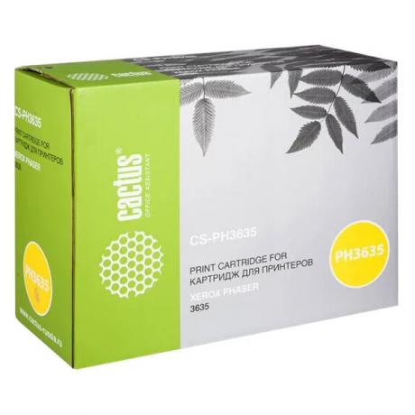 Картридж Cactus CS-PH3635 (108R00796) для Xerox Phaser 3635, черный
Картридж Cactus CS-PH3635 (108R00796) для Xerox Phaser 3635, черный