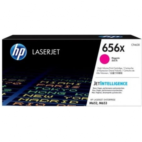 Картридж HP CF463X для HP M652/653, пурпурный
Картридж HP CF463X для HP M652/653, пурпурный
