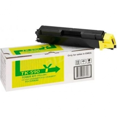 Картридж Kyocera TK-590Y для Kyocera FSC2026/2126, желтый
Картридж Kyocera TK-590Y для Kyocera FSC2026/2126, желтый