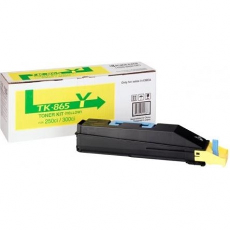 Картридж Kyocera TK-865Y для Kyocera TASKalfa 250ci/300ci, желтый
Картридж Kyocera TK-865Y для Kyocera TASKalfa 250ci/300ci, желтый