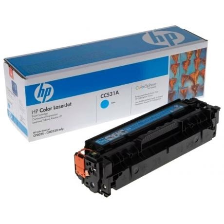 Картридж HP CC531A для HP LJ CP2025/CM2320, голубой
Картридж HP CC531A для HP LJ CP2025/CM2320, голубой