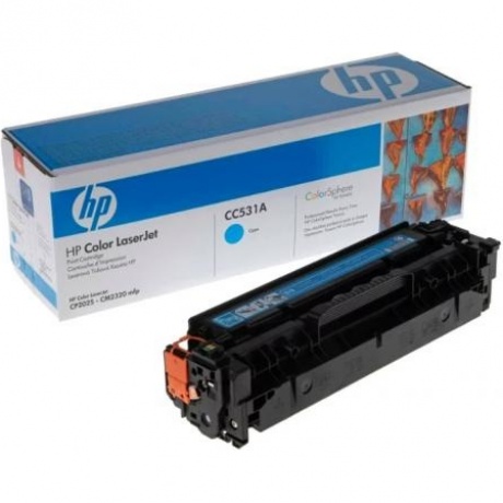 Картридж HP CC531A для HP LJ CP2025/CM2320, голубой
Картридж HP CC531A для HP LJ CP2025/CM2320, голубой