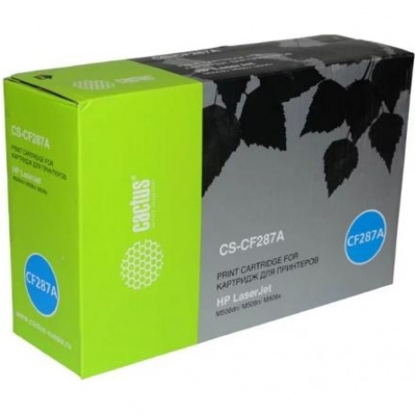 Картридж Cactus CS-CF287A для HP LJ M506dn/M506n/M506x, черный
Картридж Cactus CS-CF287A для HP LJ M506dn/M506n/M506x, черный