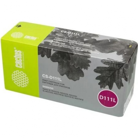 Картридж Cactus CS-D111L для Samsung Xpress M2022/M2020/M2021/M2020W/M2070, черный
Картридж Cactus CS-D111L для Samsung Xpress M2022/M2020/M2021/M2020W/M2070, черный