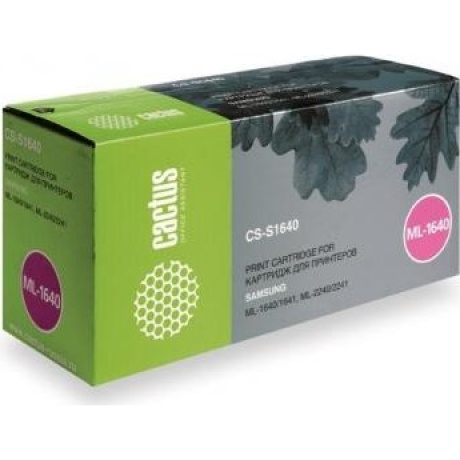 Картридж Cactus CS-S1640 (D108S) для Samsung ML-1640/1641/2240/2241, черный
Картридж Cactus CS-S1640 (D108S) для Samsung ML-1640/1641/2240/2241, черный