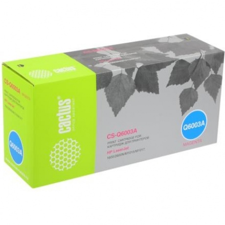 Картридж Cactus CS-Q6003A для HP CLJ 1600/2600N/M1015/M1017, пурпурный
Картридж Cactus CS-Q6003A для HP CLJ 1600/2600N/M1015/M1017, пурпурный