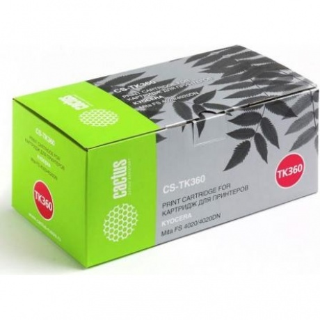 Картридж Cactus CS-TK360 для Kyocera Mita FS 4020/4020DN, черный
Картридж Cactus CS-TK360 для Kyocera Mita FS 4020/4020DN, черный