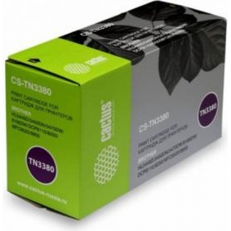 Картридж Cactus CS-TN3380 для Brother HL-5440D/5450DN/5470DW/6180DW/DCP8110/8250/MFC-85, черный
Картридж Cactus CS-TN3380 для Brother HL-5440D/5450DN/5470DW/6180DW/DCP8110/8250/MFC-85, черный