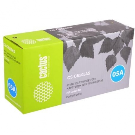 Картридж Cactus CS-CE505A для HP LaserJet P2055/ P2035, черный
Картридж Cactus CS-CE505A для HP LaserJet P2055/ P2035, черный