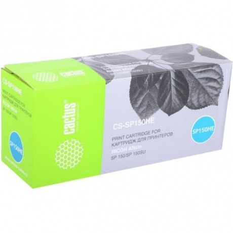 Картридж Cactus CS-SP150HE для Ricoh Aficio SP 150/SP 150SU, черный
Картридж Cactus CS-SP150HE для Ricoh Aficio SP 150/SP 150SU, черный