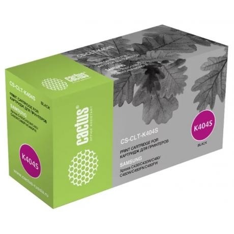 Картридж Cactus CS-CLT-K404S для Samsung SL-C430/C430W/C480/C480W/C480FW, черный
Картридж Cactus CS-CLT-K404S для Samsung SL-C430/C430W/C480/C480W/C480FW, черный