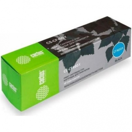 Картридж Cactus CS-CF400X для HP CLJ M252/252N/252DN/252DW/M277n/M277DW, черный
Картридж Cactus CS-CF400X для HP CLJ M252/252N/252DN/252DW/M277n/M277DW, черный