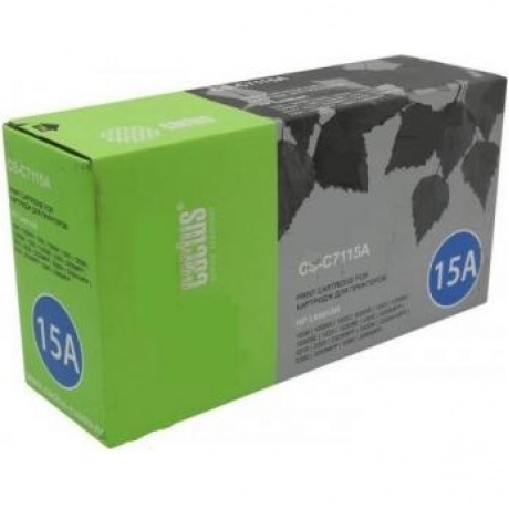 Картридж Cactus CS-C7115AS для HP Laser Jet 1000/1005/1200, черный
Картридж Cactus CS-C7115AS для HP Laser Jet 1000/1005/1200, черный