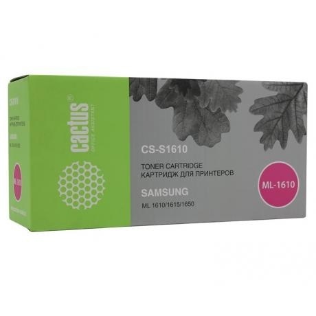 Картридж Cactus CS-S1610 для Samsung ML-1610/1615/1650, черный
Картридж Cactus CS-S1610 для Samsung ML-1610/1615/1650, черный