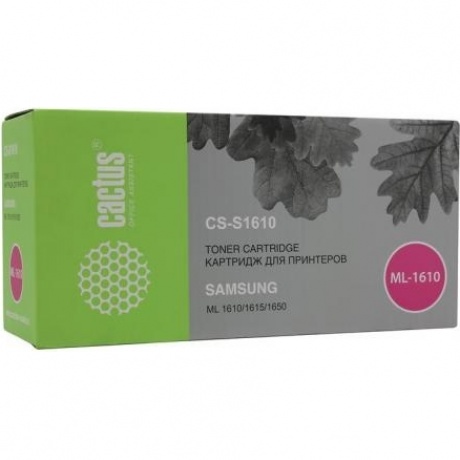 Картридж Cactus CS-S1610 для Samsung ML-1610/1615/1650, черный
Картридж Cactus CS-S1610 для Samsung ML-1610/1615/1650, черный