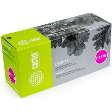 Картридж Cactus CS-D111S для Samsung Xpress M2022/M2020/M2021/M2020W/M2070, черный
Картридж Cactus CS-D111S для Samsung Xpress M2022/M2020/M2021/M2020W/M2070, черный