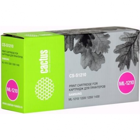 Картридж Cactus CS-S1210 для Samsung ML-1210/1220/1250/1430, черный
Картридж Cactus CS-S1210 для Samsung ML-1210/1220/1250/1430, черный