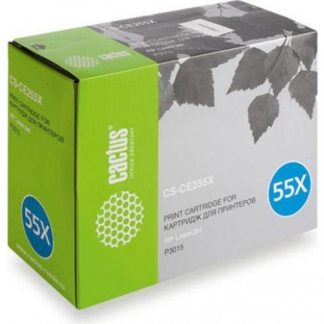Картридж Cactus CS-CE255X для HP LaserJet P3015, черный
Картридж Cactus CS-CE255X для HP LaserJet P3015, черный