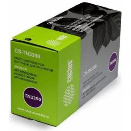 Картридж Cactus CS-TN3390 черный для Brother DCP-8250/8250DN/HL6180/6180DW/MFC-8950
Картридж Cactus CS-TN3390 черный для Brother DCP-8250/8250DN/HL6180/6180DW/MFC-8950