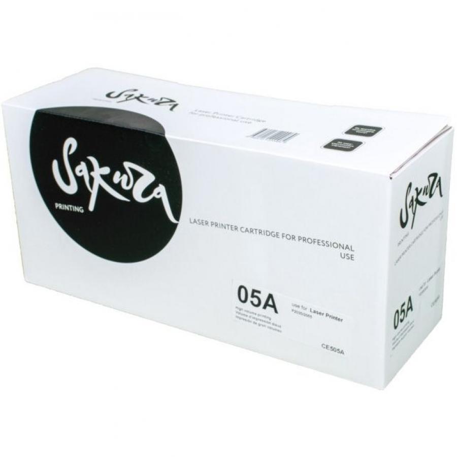 Картридж SAKURA CE505A для HP Laserjet 400M/401DN P2035/P205, черный, 2300 к.
Картридж SAKURA CE505A для HP Laserjet 400M/401DN P2035/P205, черный, 2300 к.