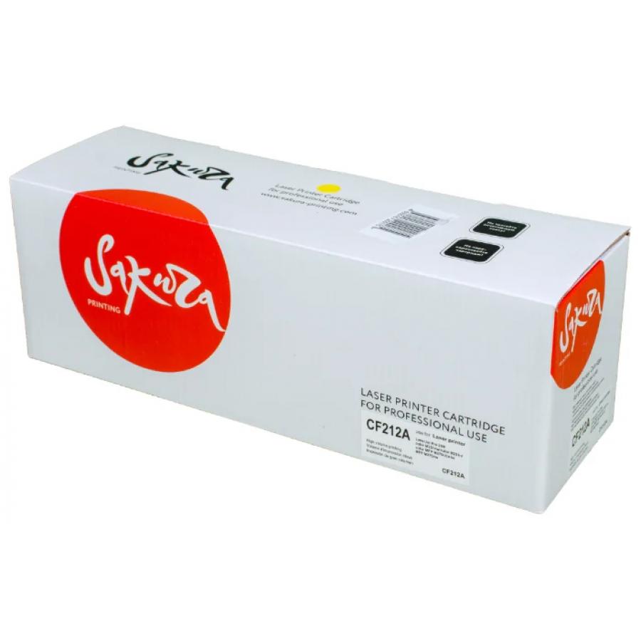 Картридж SAKURA CF212A для HP LJ Pro M251/M276, желтый, 1800 к.
Картридж SAKURA CF212A для HP LJ Pro M251/M276, желтый, 1800 к.