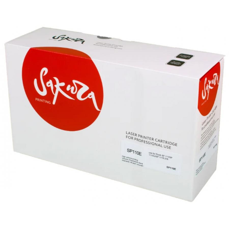 Картридж SAKURA SP110E Black для Ricoh SP 111, SP 111SU, SP 111S, черный, 2000 к.
Картридж SAKURA SP110E Black для Ricoh SP 111, SP 111SU, SP 111S, черный, 2000 к.