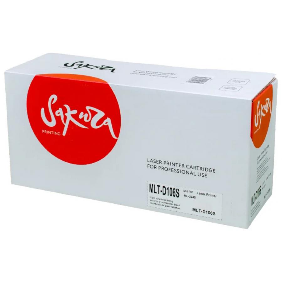 Картридж SAKURA MLTD106S для Samsung ML-2245, черный, 2000 к
Картридж SAKURA MLTD106S для Samsung ML-2245, черный, 2000 к