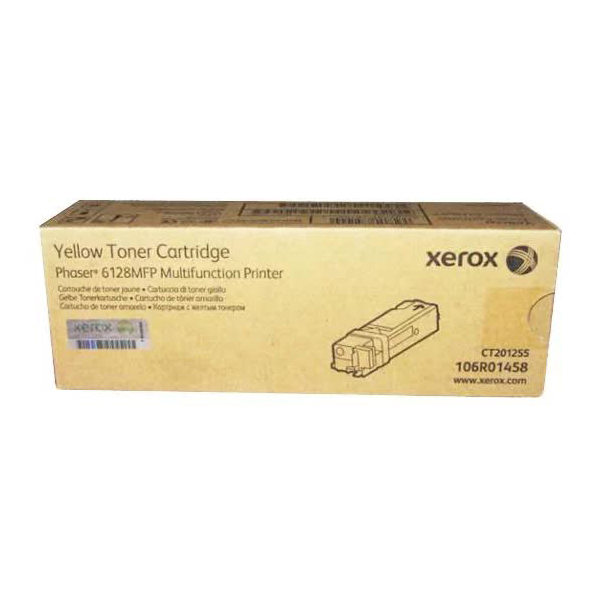 Тонер Картридж Xerox 106R01458 желтый (2500стр.) для Xerox Ph 6128
Тонер Картридж Xerox 106R01458 желтый (2500стр.) для Xerox Ph 6128