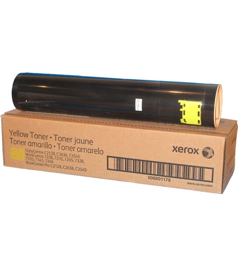 Тонер Картридж Xerox 006R01178 желтый (16000стр.) для Xerox WC 7228/7235/7245/7328/7335/7345/C2128/2636/3545
Тонер Картридж Xerox 006R01178 желтый (16000стр.) для Xerox WC 7228/7235/7245/7328/7335/7345/C2128/2636/3545