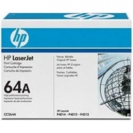 Тонер Картридж HP 64A CC364A черный (10000стр.) для HP LJ P4014/4015/4515
Тонер Картридж HP 64A CC364A черный (10000стр.) для HP LJ P4014/4015/4515