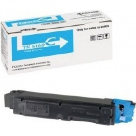 Тонер-картридж Kyocera TK-5160C 12 000 стр. Cyan для P7040cdn
Тонер-картридж Kyocera TK-5160C 12 000 стр. Cyan для P7040cdn