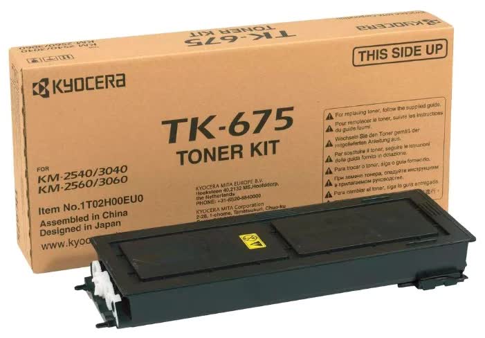 Тонер-картридж Kyocera TK-675 на 20000 стр. для KM-2560
Тонер-картридж Kyocera TK-675 на 20000 стр. для KM-2560