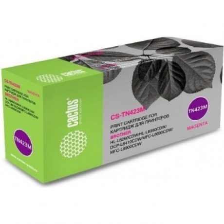 Тонер Картридж Cactus CS-TN423M пурпурный (4000стр.) для Brother DCP L8410CDW/HL L8260CDW/MFC L8690C
Тонер Картридж Cactus CS-TN423M пурпурный (4000стр.) для Brother DCP L8410CDW/HL L8260CDW/MFC L8690C