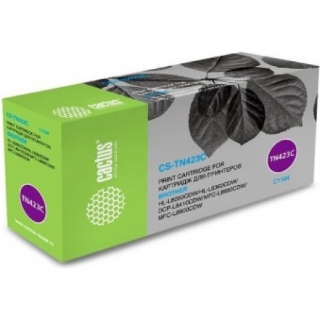 Тонер Картридж Cactus CS-TN423C голубой (4000стр.) для Brother DCP L8410CDW/HL L8260CDW/MFC L8690CDW
Тонер Картридж Cactus CS-TN423C голубой (4000стр.) для Brother DCP L8410CDW/HL L8260CDW/MFC L8690CDW