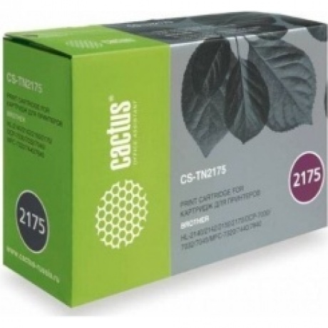 Тонер Картридж Cactus CS-TN2175S черный для Brother HL-2140/2150/2170 (2600стр.)
Тонер Картридж Cactus CS-TN2175S черный для Brother HL-2140/2150/2170 (2600стр.)