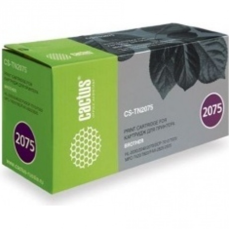 Тонер Картридж Cactus CS-TN2075 черный для Brother DCP-7010/7010R/7020/7025/7025R/FAX-2820/2825/2825
Тонер Картридж Cactus CS-TN2075 черный для Brother DCP-7010/7010R/7020/7025/7025R/FAX-2820/2825/2825