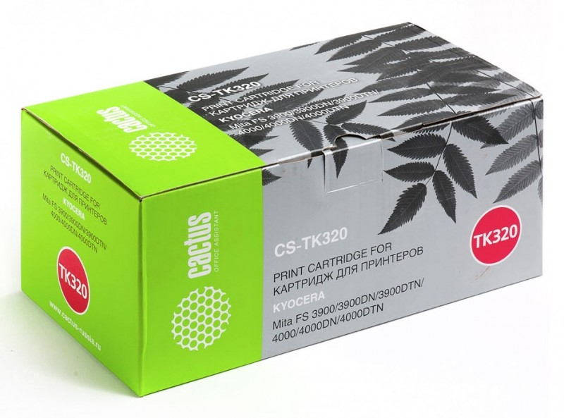 Тонер Картридж Cactus CS-TK320 черный для Kyocera Mita FS 3900/3900DN/3900DTN/4000/4000DN/4000DTN (1
Тонер Картридж Cactus CS-TK320 черный для Kyocera Mita FS 3900/3900DN/3900DTN/4000/4000DN/4000DTN (1