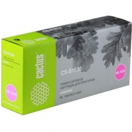 Тонер Картридж Cactus CS-S1630 черный для Samsung ML1630/1630W/SCX4500 (2000стр.)
Тонер Картридж Cactus CS-S1630 черный для Samsung ML1630/1630W/SCX4500 (2000стр.)