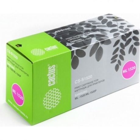 Тонер Картридж Cactus CS-S1520 черный для Samsung ML-1520/1520P (3000стр.)
Тонер Картридж Cactus CS-S1520 черный для Samsung ML-1520/1520P (3000стр.)