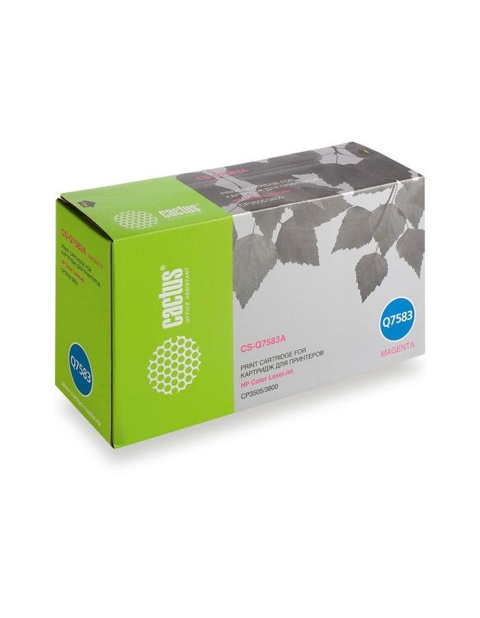 Тонер Картридж Cactus CS-Q7583A пурпурный для HP CLJ CP3505/3800 (6000стр.)
Тонер Картридж Cactus CS-Q7583A пурпурный для HP CLJ CP3505/3800 (6000стр.)