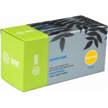 Тонер Картридж Cactus CS-PH7100C 106R02606 голубой для Xerox Phaser 7100/7100N/7100DN (4500стр.)
Тонер Картридж Cactus CS-PH7100C 106R02606 голубой для Xerox Phaser 7100/7100N/7100DN (4500стр.)