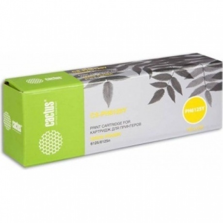 Тонер Картридж Cactus CS-PH6125Y 106R01337 желтый для Xerox Phaser 6125 (1000стр.)
Тонер Картридж Cactus CS-PH6125Y 106R01337 желтый для Xerox Phaser 6125 (1000стр.)