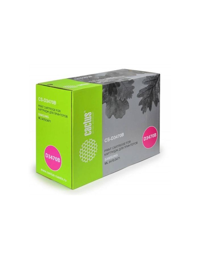Тонер Картридж Cactus CS-D3470B черный для Samsung ML-3470/3471 (10000стр.)
Тонер Картридж Cactus CS-D3470B черный для Samsung ML-3470/3471 (10000стр.)